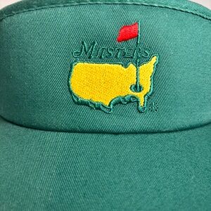 Masters Green Golf Visor with Logo
